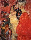 Gustav Klimt Famous Paintings - Women Friends